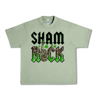 Oil Green St. Patrick's shamrock Urban Heavy Tee - OliviaCreatesArt
