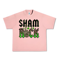 Salmon St. Patrick's shamrock Urban Heavy Tee - OliviaCreatesArt
