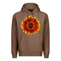 Chestnut Little Becka Sunflower Premium Hoodie - LillyAllenDesigns