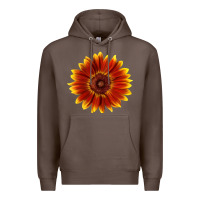 Coffee Little Becka Sunflower Premium Hoodie - LillyAllenDesigns