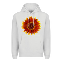Dove Grey Little Becka Sunflower Premium Hoodie - LillyAllenDesigns