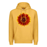 Mustard Little Becka Sunflower Premium Hoodie - LillyAllenDesigns