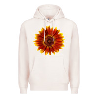 Pale Pink Little Becka Sunflower Premium Hoodie - LillyAllenDesigns