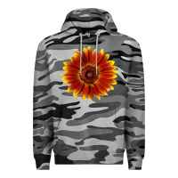 Slate Camo Little Becka Sunflower Premium Hoodie - LillyAllenDesigns