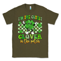 Army Green i'm the cutest clover in the patch artiststas Classic Tee - Artiststas