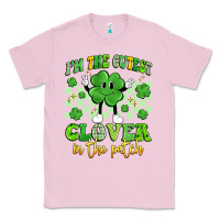 Bubblegum Pink i'm the cutest clover in the patch artiststas Classic Tee - Artiststas