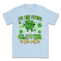 Dusty Blue i'm the cutest clover in the patch artiststas Classic Tee - Artiststas