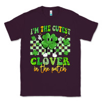Plum i'm the cutest clover in the patch artiststas Classic Tee - Artiststas