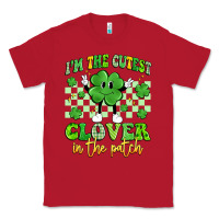Red i'm the cutest clover in the patch artiststas Classic Tee - Artiststas