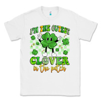 White i'm the cutest clover in the patch artiststas Classic Tee - Artiststas