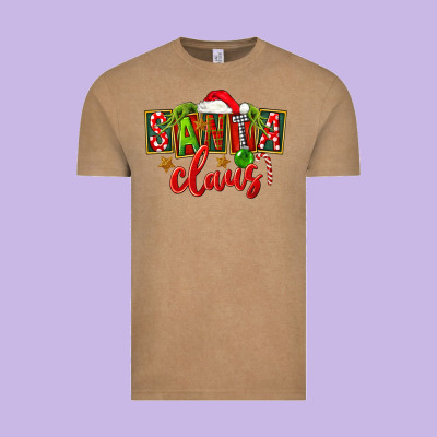 Christmas Santa Claus Vintage Tee Designed By Fadigitalartstudio