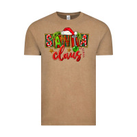 Vintage Coffee Christmas santa claus Vintage Tee - FaDigitalArtStudio