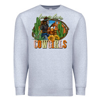 Heather Grey long live cowgirls Premium Sweatshirt - NancyCooperArtShop