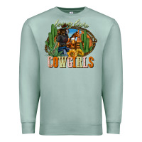 Seafoam long live cowgirls Premium Sweatshirt - NancyCooperArtShop