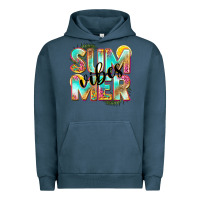 Pigment Midnight Navy summer vibes Urban Hoodie - NancyCooperArtShop