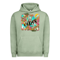 Pigment Oil Green summer vibes Urban Hoodie - NancyCooperArtShop