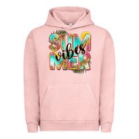 Pigment Salmon summer vibes Urban Hoodie - NancyCooperArtShop