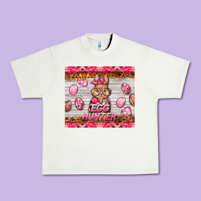 Easter Pink Camouflage Egg Hunter  Bunny Urban Heavy Tee Designed By Barkaloodesign