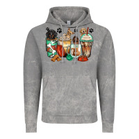 Dog Coffee Cups Vintage Hoodie | Teevron