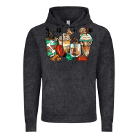Vintage Black dog coffee cups Vintage Hoodie - Zillion Design Studio