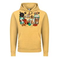 Vintage Mustard dog coffee cups Vintage Hoodie - Zillion Design Studio