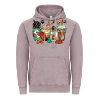 Vintage Zinc dog coffee cups Vintage Hoodie - Zillion Design Studio