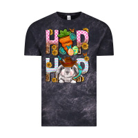 Cloud Black Western Hip hop Bunny Vintage Tee - Neo Western