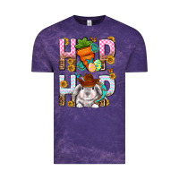 Cloud Purple Western Hip hop Bunny Vintage Tee - Neo Western