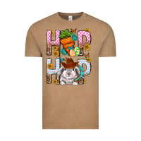 Vintage Coffee Western Hip hop Bunny Vintage Tee - Neo Western