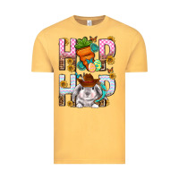 Vintage Mustard Western Hip hop Bunny Vintage Tee - Neo Western