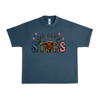 Midnight Navy oh my stars Urban Heavy Tee - CowhideDigitalArt