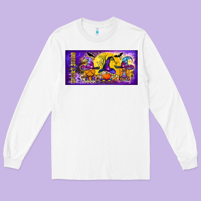 Spooky Squad Mug Long Sleeve Tee Designed By Bundleandbundleshop