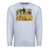Heather Grey plantaholic Premium Sweatshirt - NancyCooperArtShop