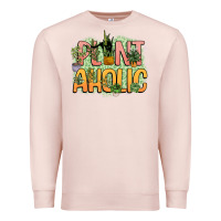 Pale Pink plantaholic Premium Sweatshirt - NancyCooperArtShop