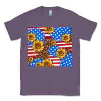Lavender basic sunflower and leopard Classic Tee - AdoDesignShop