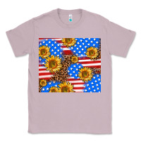 Lilac basic sunflower and leopard Classic Tee - AdoDesignShop