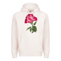 Pale Pink Love At First Sight Rose Premium Hoodie - LillyAllenDesigns