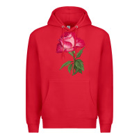 Red Love At First Sight Rose Premium Hoodie - LillyAllenDesigns