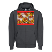Smoke ladybug sunflower Zipper Hoodie - BarkalooDesign