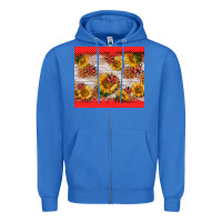 True Royal ladybug sunflower Zipper Hoodie - BarkalooDesign