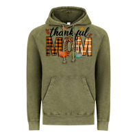 Vintage Olive thankful mom Vintage Hoodie - texasbilliewilder