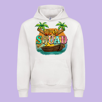 River Squad Urban Hoodie Designed By Nancycooperartshop