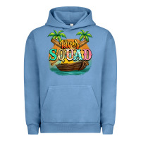Pigment Pebble Blue River squad Urban Hoodie - NancyCooperArtShop