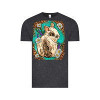 Vintage Black Western Rabbit Vintage Tee - Neo Western