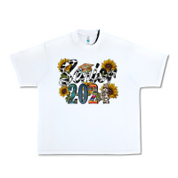 White senior 2024 Urban Heavy Tee - RacoonDesign