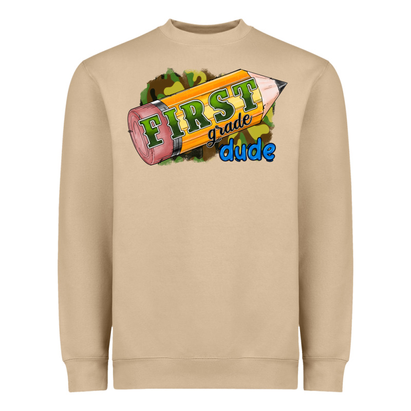 First Grade Dude Heavyweight Sweatshirt by RanaPortraitStore | Teevron