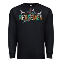 Black redeemed ephesians 1 7 Premium Sweatshirt - NancyCooperArtShop