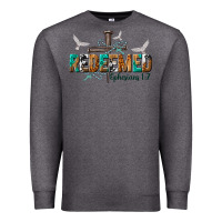 Charcoal Heather redeemed ephesians 1 7 Premium Sweatshirt - NancyCooperArtShop