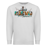 Dove Grey redeemed ephesians 1 7 Premium Sweatshirt - NancyCooperArtShop