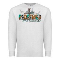 Oatmeal Heather redeemed ephesians 1 7 Premium Sweatshirt - NancyCooperArtShop
